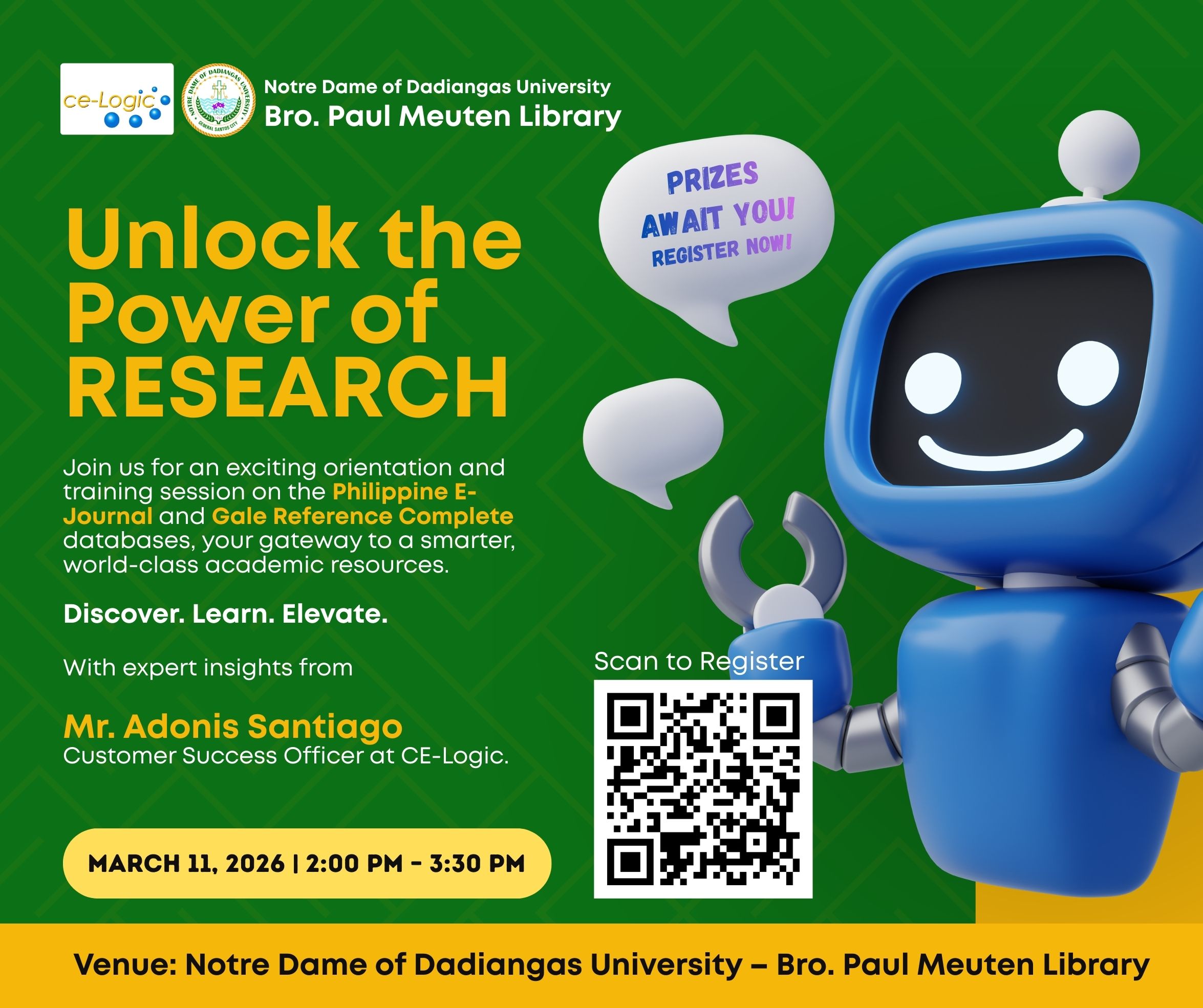 Orientation on Philippine E-Journal and GALE Refernece Complete